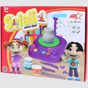 تصویر اسباب بازی مدل چرخ سفالگری 