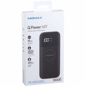 تصویر شارژر همراه بی سیم مومکس مدل Q.Power IP90D ظرفیت 10000 میلی آمپر ساعت Momax Q.Power IP90D Wireless 10000mAh Power Bank