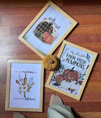 تصویر تابلو دکوراتیو پاییزی - آشپزخانه اي 