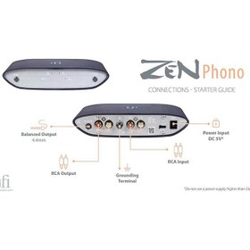 تصویر فونو استیج پیش تقویت کننده برای گرامافون iFi ZEN Phono 