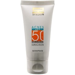 تصویر کرم ژل ضدآفتاب پوست مستعد جوش اکنس ساین اسکین (SPF 50) 