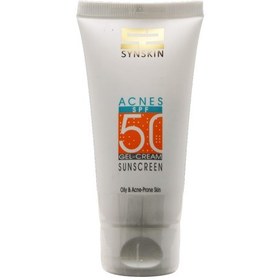 تصویر کرم ژل ضدآفتاب پوست مستعد جوش اکنس ساین اسکین (SPF 50) 