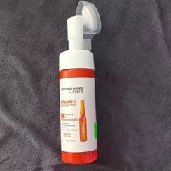 تصویر فوم شستشو آدرا مدل Brightening Solution حاوی ویتامین C مناسب انواع پوست حجم 150 میلی لیتر Adra Foaming Face Wash Vitamin C 150 ml