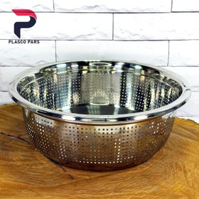 تصویر آبکش استیل 32 گرد 