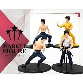 تصویر اکشن فیگور بروسلی (مجموعه 4 عددی) Bruce Lee Figure (Set Of 4) 