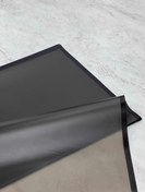 تصویر کاغذ ضدآب گل آرایی بسته ۲۰ برگی حاشیه دار شفاف رنگ مشکی مدل mb-04 