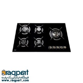 تصویر اجاق گاز شیشه ای ۵ شعله تی اندی مدل TD 169E T&D Glass Hob Model TD 169E