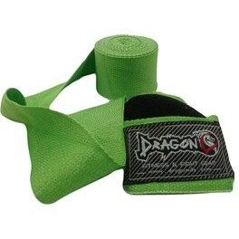 تصویر تجهیزات بوکس سبز 5 متر Boxing Bandage Kick Colored Dragondo 