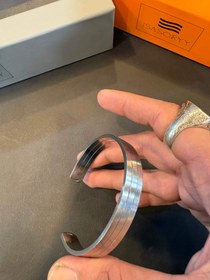 تصویر دستبند استیل بنگل ۳۱۶ 