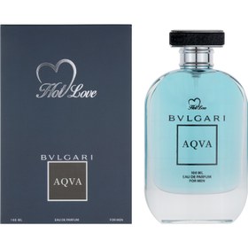 تصویر ادو پرفیوم مردانه مدل Aqva Bvlgari حجم 100 میل هات لاو Hot Love Eau De Parfum Aqva Bvlgari For Men 100 ml