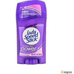 تصویر استیک ضد تعریق و دئودورانت زنانه لیدی اسپید استیک مدل Invisible Dry Power Wild Freesia وزن 39.6 گرم 