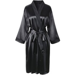 تصویر ربدوشامبر زنانه کد T-820 رنگ مشکی 