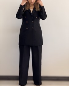 تصویر کت شلوار اندامی 