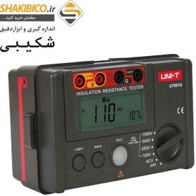 تصویر تستر عایقی یک کیلوولت DIGITAL یونیتی تیپ UNI-T UT501A 