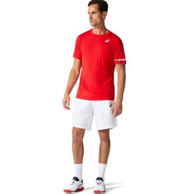 تصویر تی شرت تنیس مردانه اسیکس Asics Court SS TEE- قرمز 