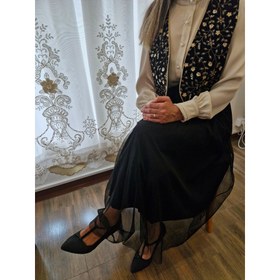 تصویر جلیقه مخمل سوزندوزی 