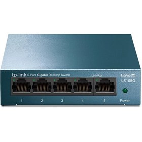 تصویر سوئیچ 5 پورت تی پی لینک TP-LINK LS105G 5-Port Switch 