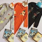 تصویر سرهمی تمام‌نخ لوپیلو طرح هالوینی بچگانه - ۴ تا ۶ سال / مشکی 