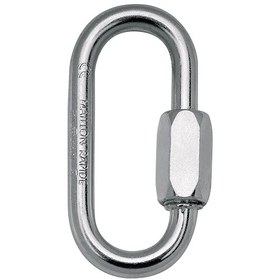 تصویر مایلون بیضی شماره هفت پتزل PETZL MAILLON GO n.7 Petzl Maillon GO N° 7mm Oval steel quick link