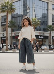 تصویر شلوار واید دخترانه 