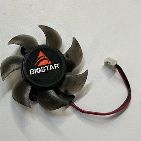 تصویر فن کارت گرافیک 4.5×4.5 سانتی بایوستار biostar 