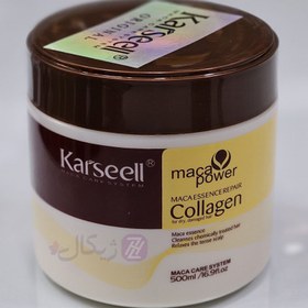 تصویر ماسک مو کلاژن کارسل حجم 500 میلی لیتر ا Carcel collagen hair mask volume 500 ml Carcel collagen hair mask volume 500 ml