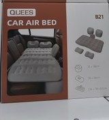 تصویر تخت بادی یا تشک بادی ماشینی به همراه پمپ باد فندکی B21 مناسب سفر، استراحت، فیلم دیدن و خلوت دونفره – قابل استفاده برای تمام خودروها QUEES B21 Car Air Mattress – Portable Inflatable Bed for Travel, Rest, Movie Nights & Couple Comfort – Fits All Cars