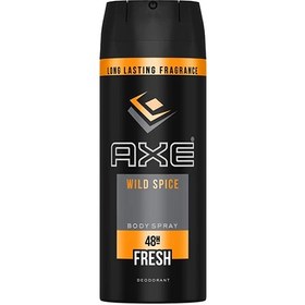 تصویر اسپری دئودورانت 48 ساعته مردانه مدل Wild Spice حجم 150 میل اکس Axe Deo Wild Spice Spray 48H For Men 150ml