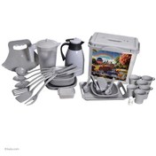 تصویر ست پیک نیک 74 پارچه مدل طبیعت 