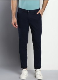 تصویر شلوار مردانه با فیت باریک، رنگ آبی برند dennis lingo Mens Blue Slim Fit Trouser