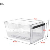 تصویر کشو یخچال فریزر 1015 