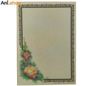 تصویر برگه چاپ حاشیه دار روغنی 25 عددی کد 15404 