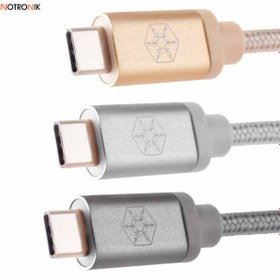 تصویر کابل تبدیل USB به USB-C سیلوراستون مدل CPU04 طول 1.8 متر CPU04 USB to USB-C Cable 1.8M