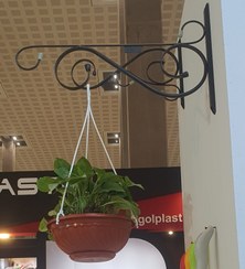 تصویر دیوارکوب فرفورژه بزرک طول۴۶سانت عرض۳۵سانت 