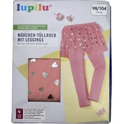 تصویر لگ دامن دار لوپیلو دخترانه سایز ۲ تا ۸ سال رنگ صورتی 