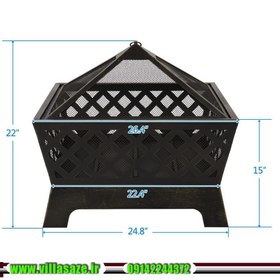 تصویر آتشدان ویلایی کد 131 