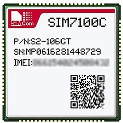 تصویر ماژول GSM SIM7100C 
