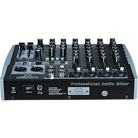 تصویر میکسر 6 کانال Mpro با افکتور 99تایی M.PRO mixer fx6