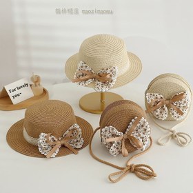 تصویر ست کلاه و کیف حصیری 