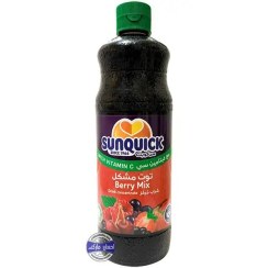 تصویر شربت سان کوییک میوه های قرمز 