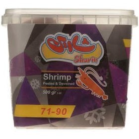 تصویر میگو آماده طبخ منجمد شارین سایز 90-71 مقدار 500 گرم ا Sharin Frozen Peeled And Deveined Shrimp 90-71 500gr Sharin Frozen Peeled And Deveined Shrimp 90-71 500gr
