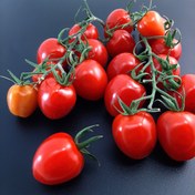 تصویر بذر گوجه فرنگی توت فرنگی هیبرید آذر فوق پربار خوشه ای دانژه بسته 5 عددی 