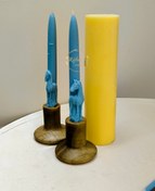 تصویر قالب سیلیکونی شمع قلمی اسب ۲۰ سانت، قالبگیری شده از بیس پرینتی، رها مال 