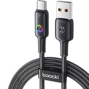 تصویر کابل تبدیل USB به USB-C توکی Toocki مدل ۳ آمپر TQ-X45 طول ۱ متر 