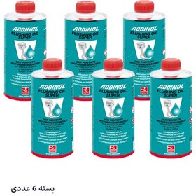 تصویر تمیزکننده موتور ادینول مدل FLUSHING OIL SUPER بسته 6 عددی 