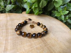 تصویر دستبند سنگ زنانه چشم ببر Stone accessory