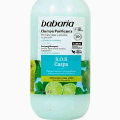 تصویر شامپو مو ضد شوره اس او اس باباریا حجم 500 میل اورجینال ا S.O.S anti dandruff shampoo Babaria 500 ML S.O.S anti dandruff shampoo Babaria 500 ML