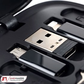 تصویر کیت کابل شارژ و انواع تبدیل هیسکا مدل Hiska HR-02 