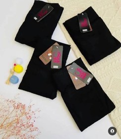 تصویر لگینگ زنانه GVG سایز فری رنگ مشکی 