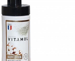 تصویر لوسیون بدن رایحه اسانس پودر بچه ویتامول Vitamol Baby Powder Body Lotion